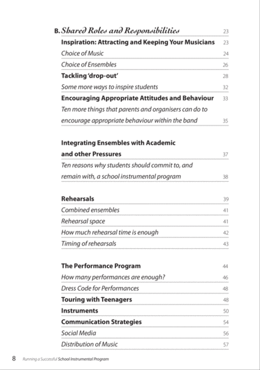 Running a Successful School Instrumental Program: The Ultimate Guide for School Bands and Other Ense Full Orchestra scores gallery preview page 6