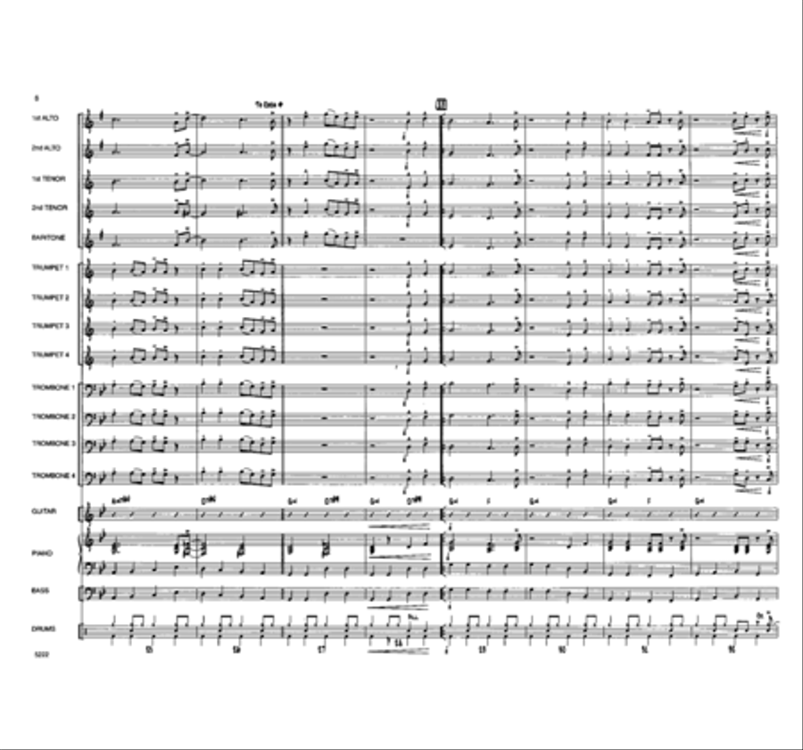 Are You Ready? Jazz Ensemble scores gallery preview page 5