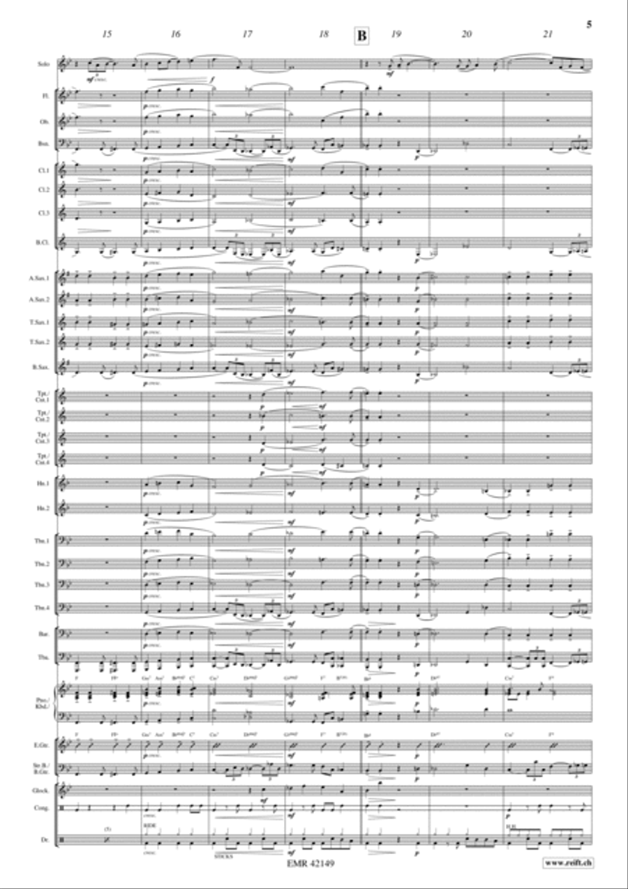 Embraceable You Concert Band scores gallery preview page 5