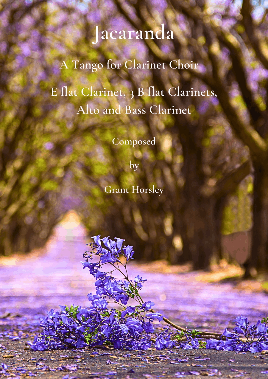 Jacaranda. Original Tango for Clarinet Choir Clarinet Choir scores gallery preview page 1