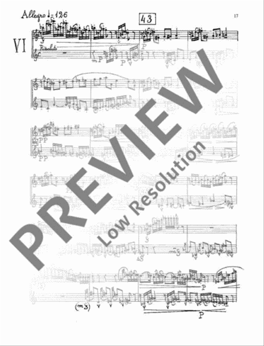 Le colloque des deux perruches Flute scores gallery preview page 18