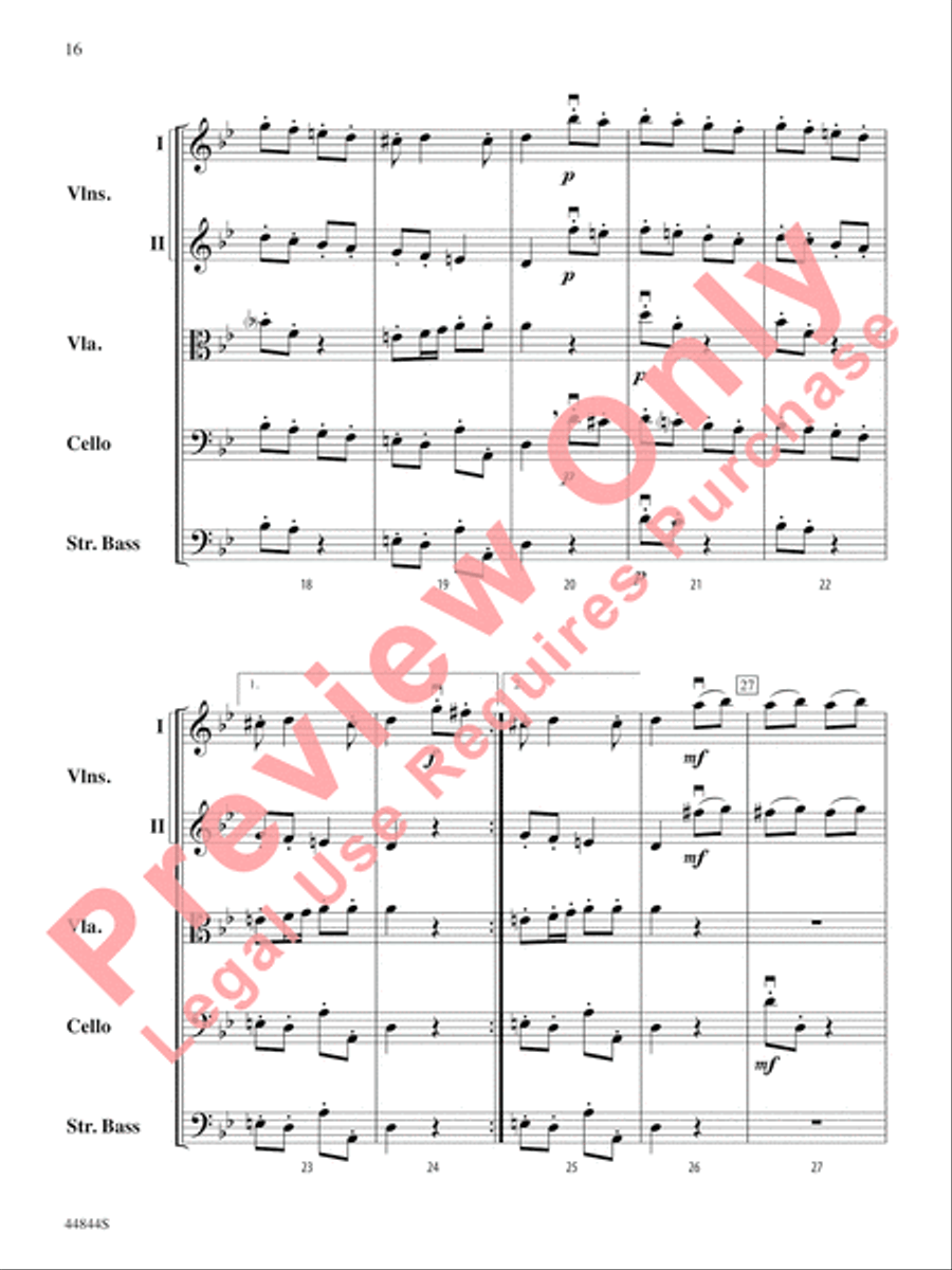 Concerto Grosso, Opus 6, No. 8 String Orchestra scores gallery preview page 17