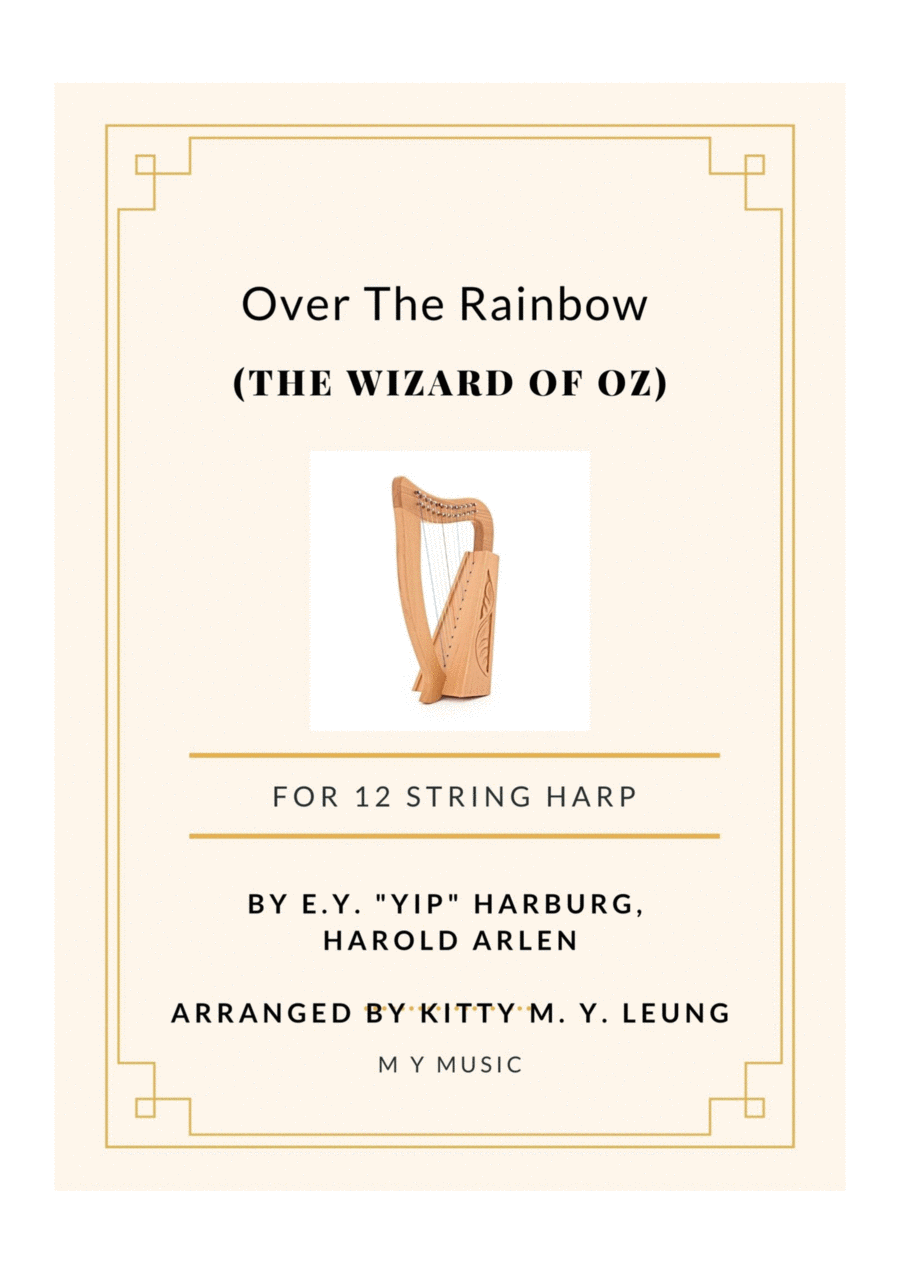 Over The Rainbow Over The Rainbow Harp scores gallery preview page 1