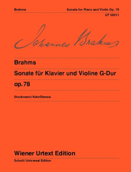 Violin Sonata, Op. 78, G Maj,U