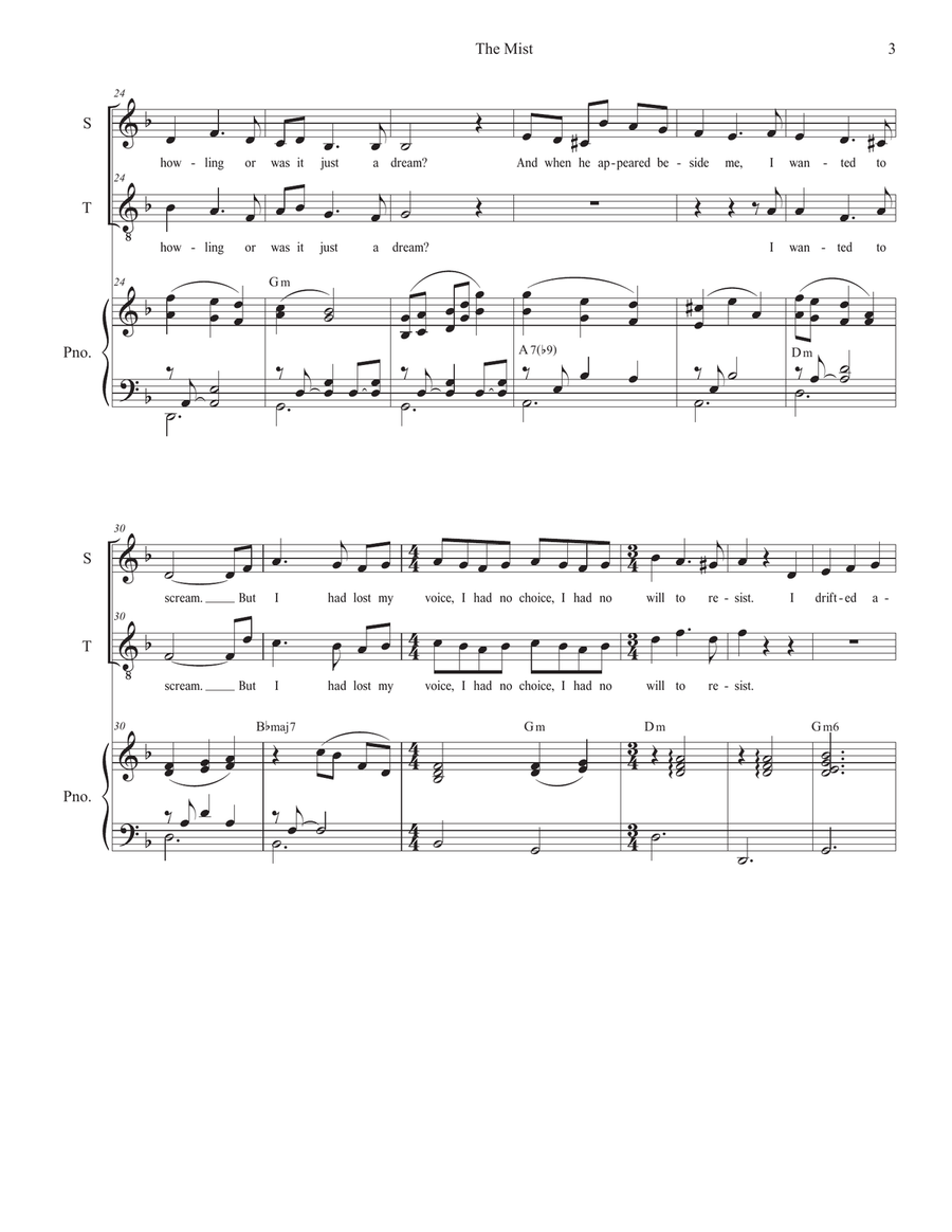 The Mist Tenor Voice scores gallery preview page 3