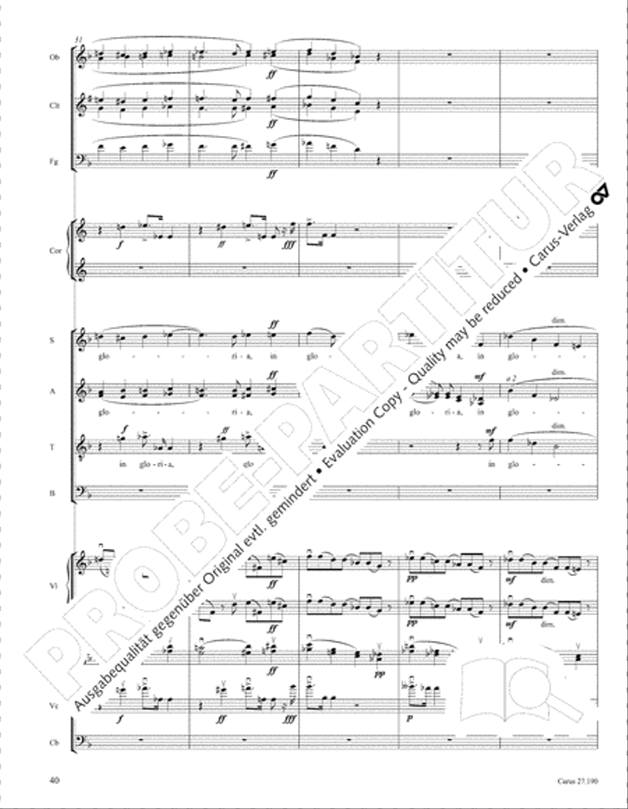 Te Deum 4-Part scores gallery preview page 47