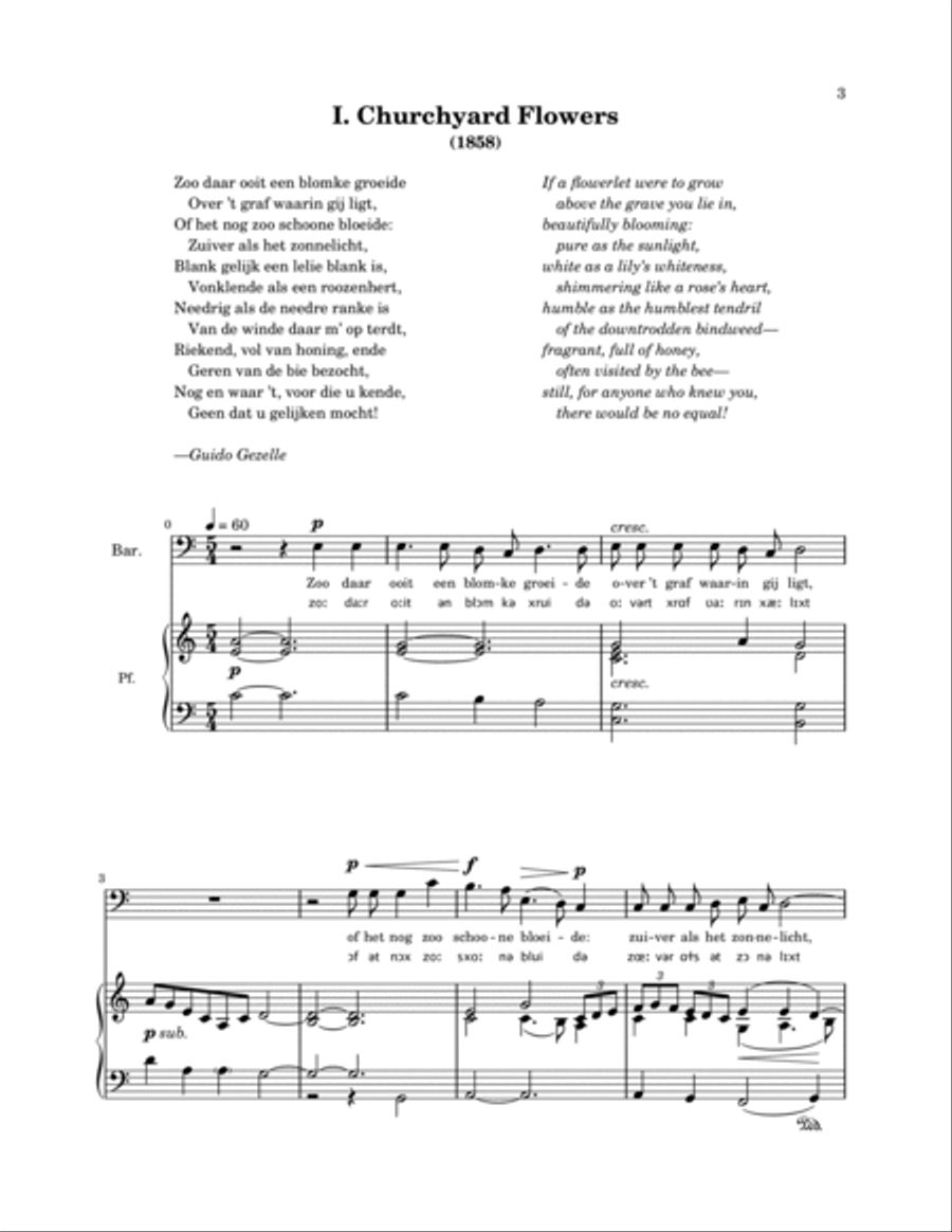 Churchyard Flowers Baritone Horn TC scores gallery preview page 3