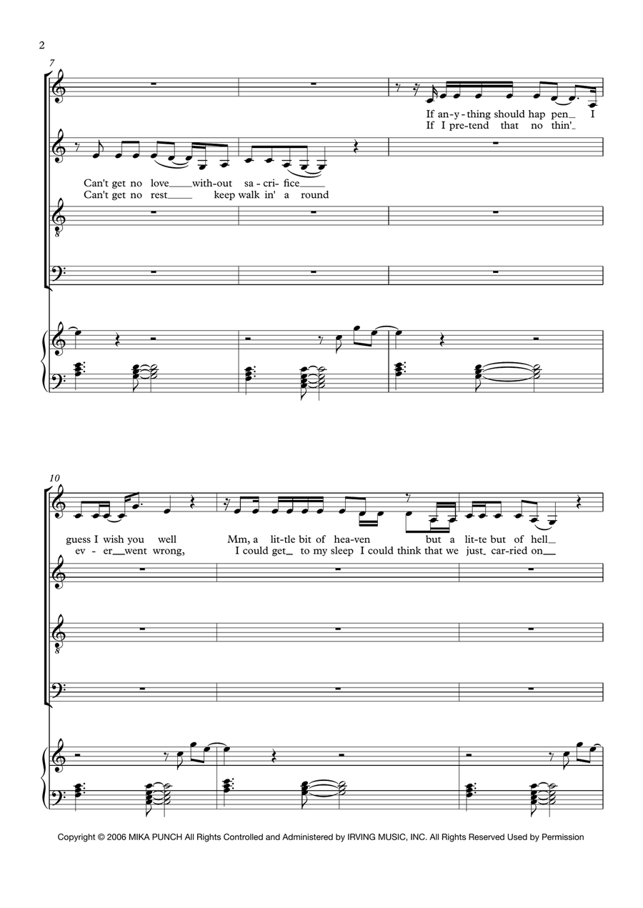 Happy Ending Happy Ending 4-Part scores gallery preview page 2