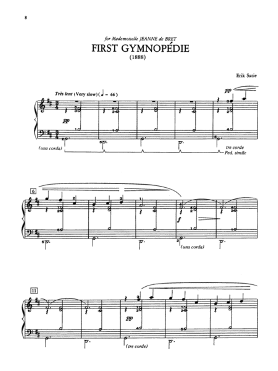 3 Gymnopedies & 3 Gnossiennes