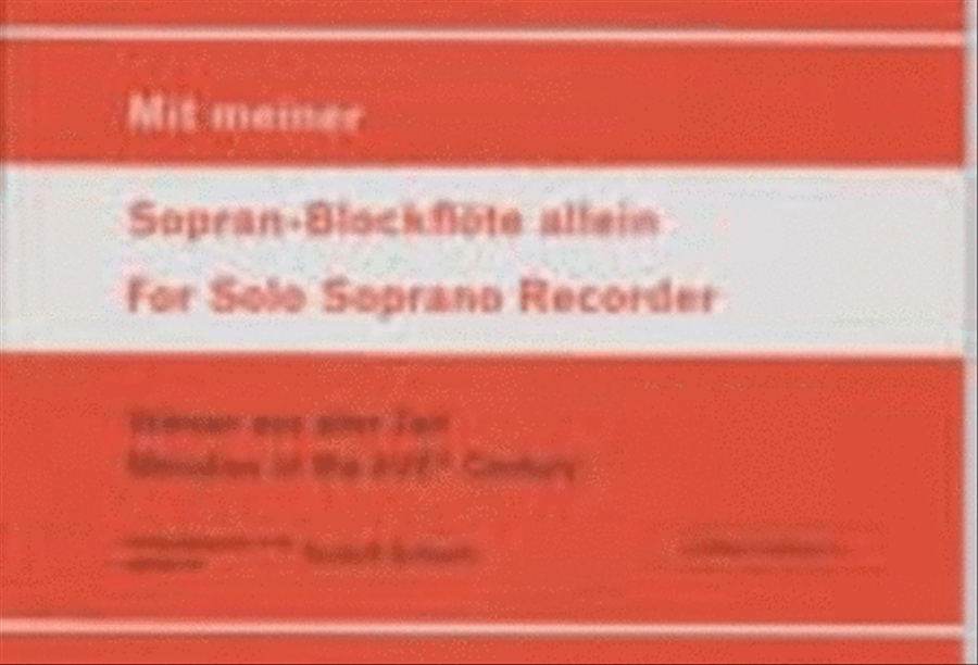 Mit meiner Sopranblockflote Soprano Recorder scores gallery preview page 1