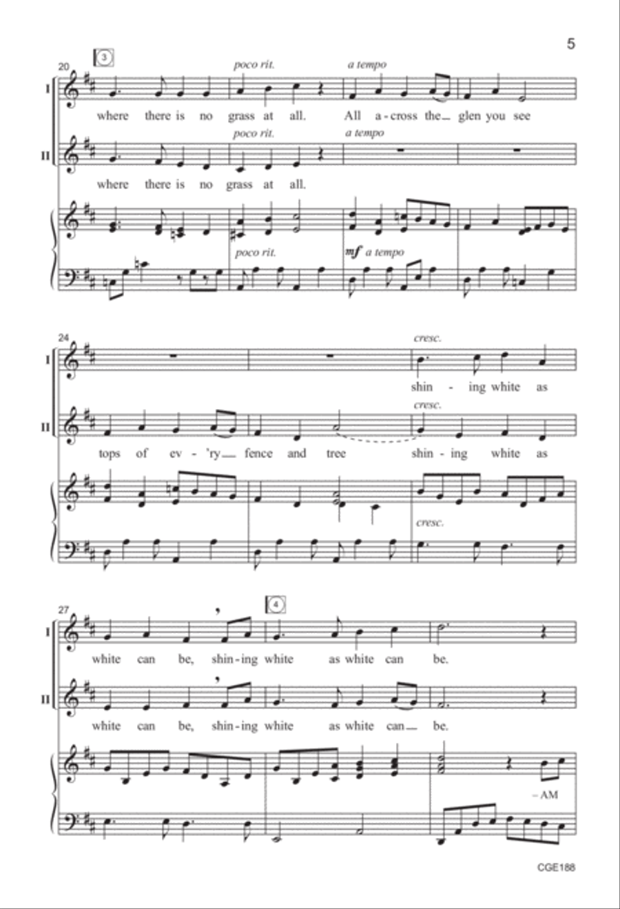 White Fields White Fields 2-Part scores gallery preview page 4