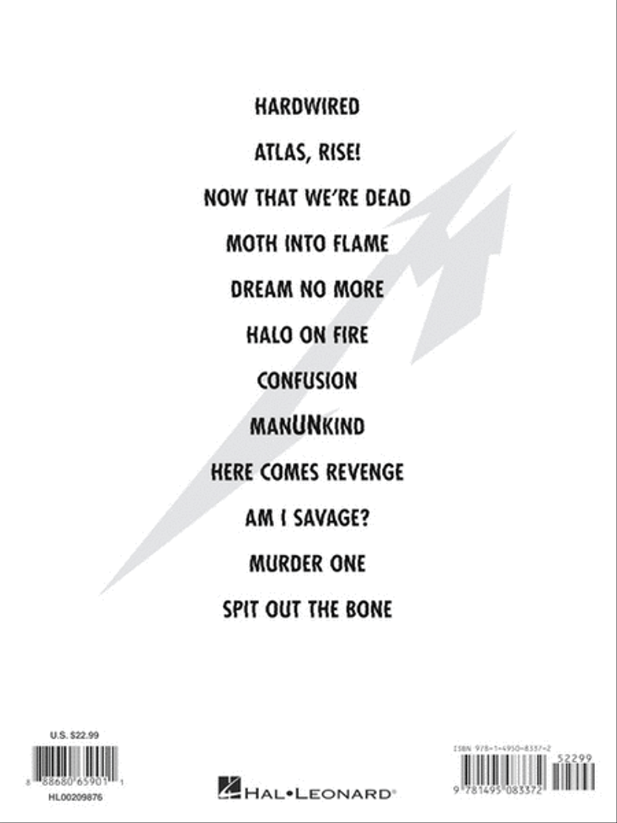 Metallica – Hardwired...To Self-Destruct Electric Guitar scores gallery preview page 6