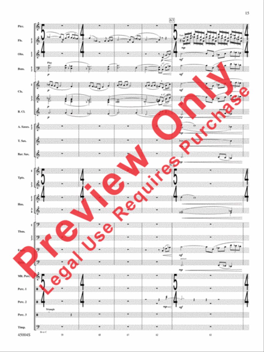 Red Rock Mountain Concert Band scores gallery preview page 50