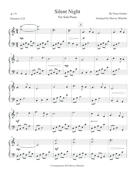 Silent Night for Solo Piano image number null