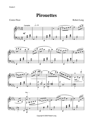 Ballet Piano Sheet Music: Pirouettes from Etudes II