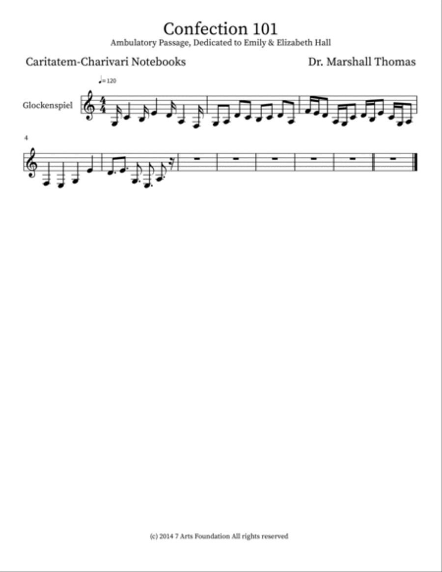 Confection 101 Confection 101 Percussion scores gallery preview page 3