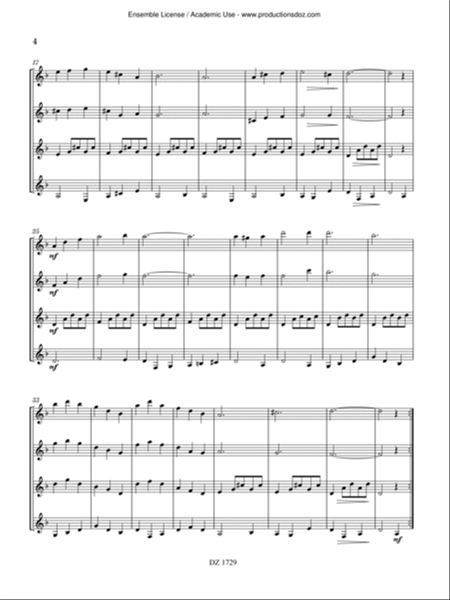 Lagrimas y Sonrisas Guitar Ensemble scores gallery preview page 4