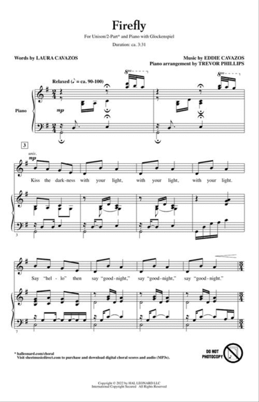 Firefly Unison Choir scores gallery preview page 4