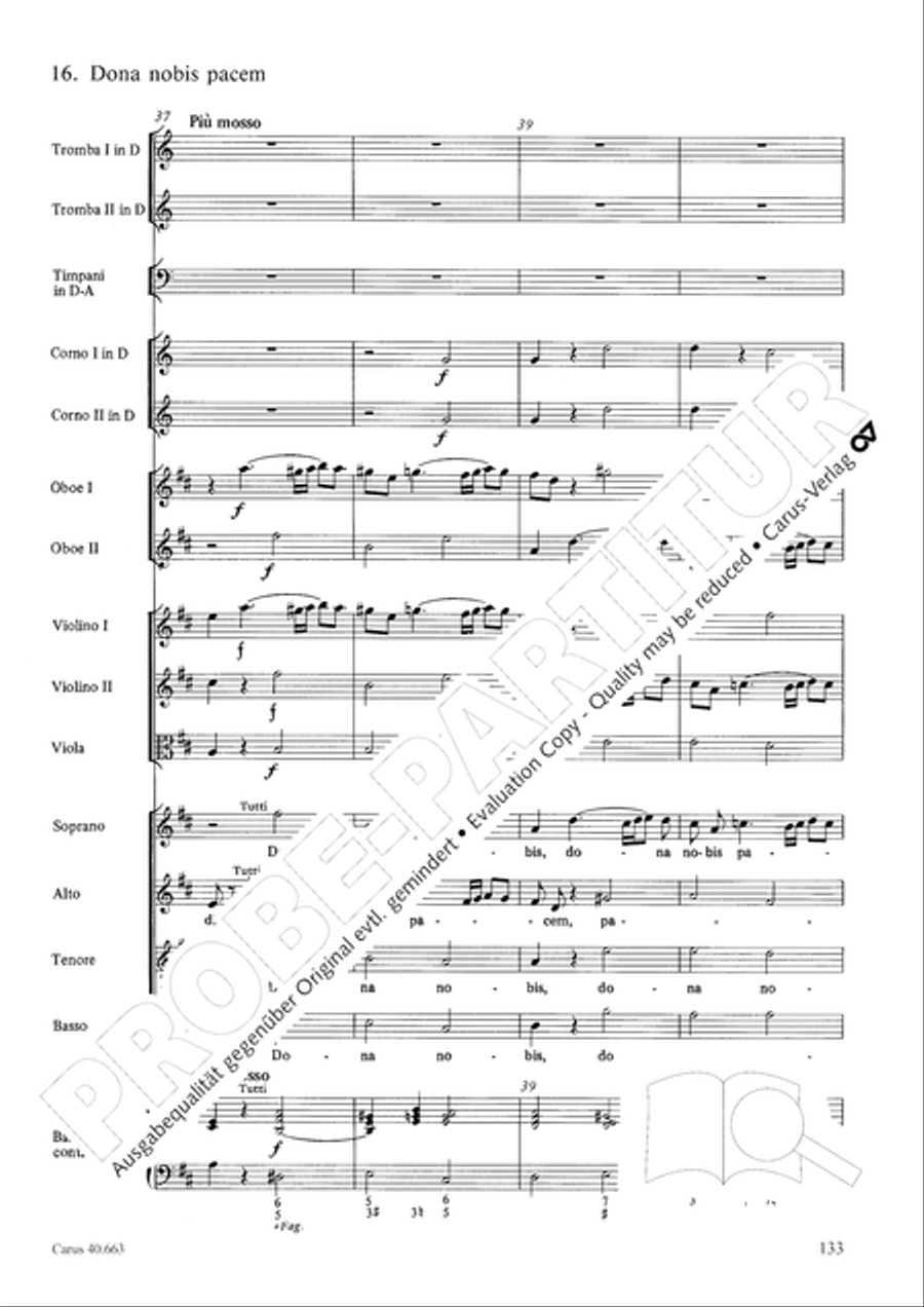 Mass in D minor (Missa in d) ATB scores gallery preview page 149