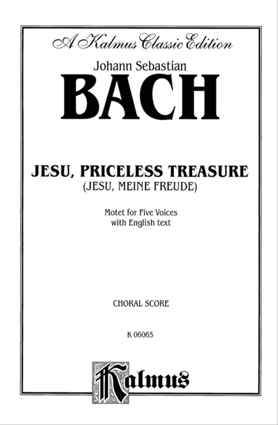 Jesu, Priceless Treasure 4-Part scores gallery preview page 2