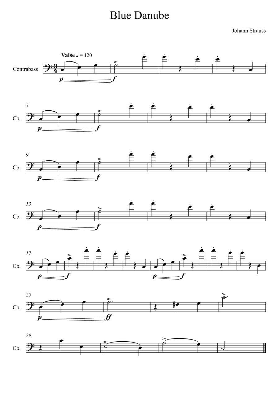 Contrabass solo best sale