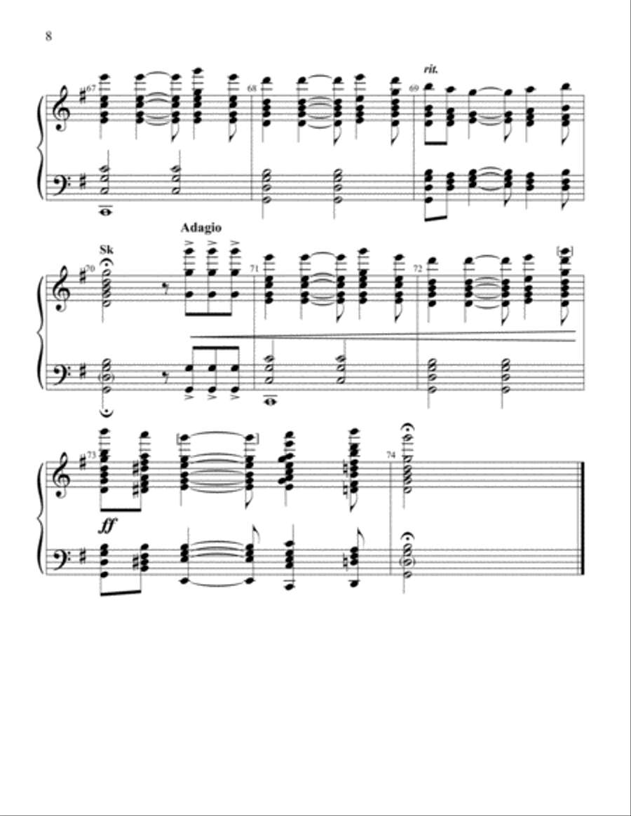 Bells & Chimes for Special Times Handbell Choir scores gallery preview page 41