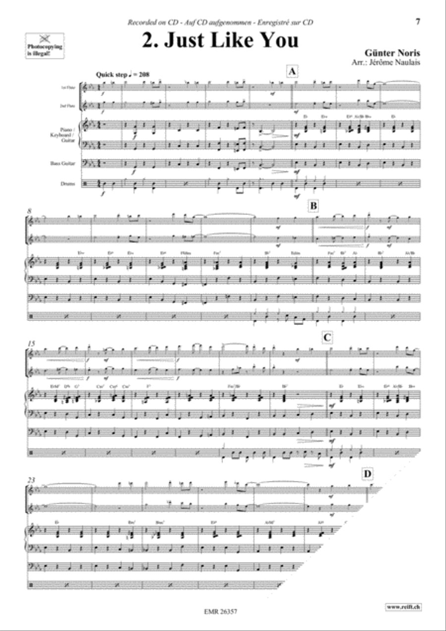 Let's Dance Volume 3 Flute Duet scores gallery preview page 4