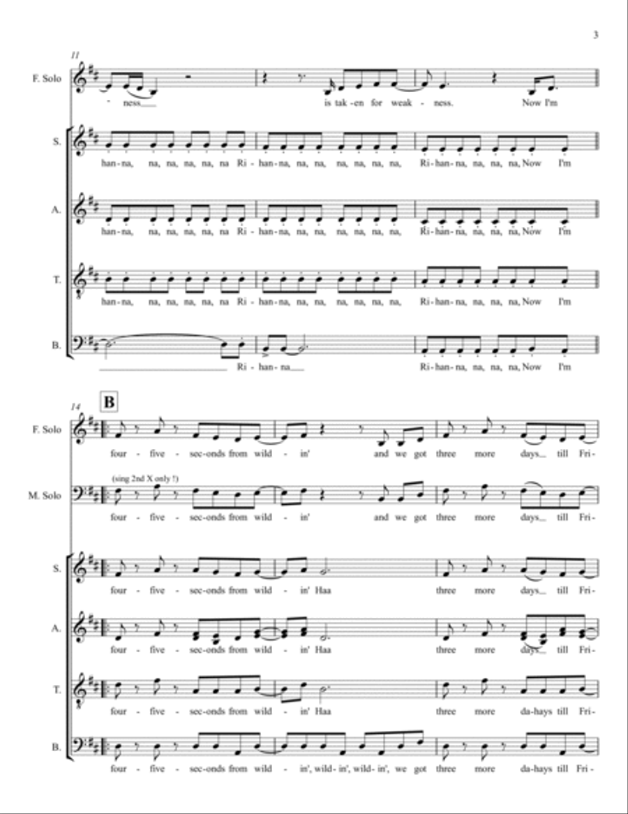 Fourfiveseconds 4-Part scores gallery preview page 3
