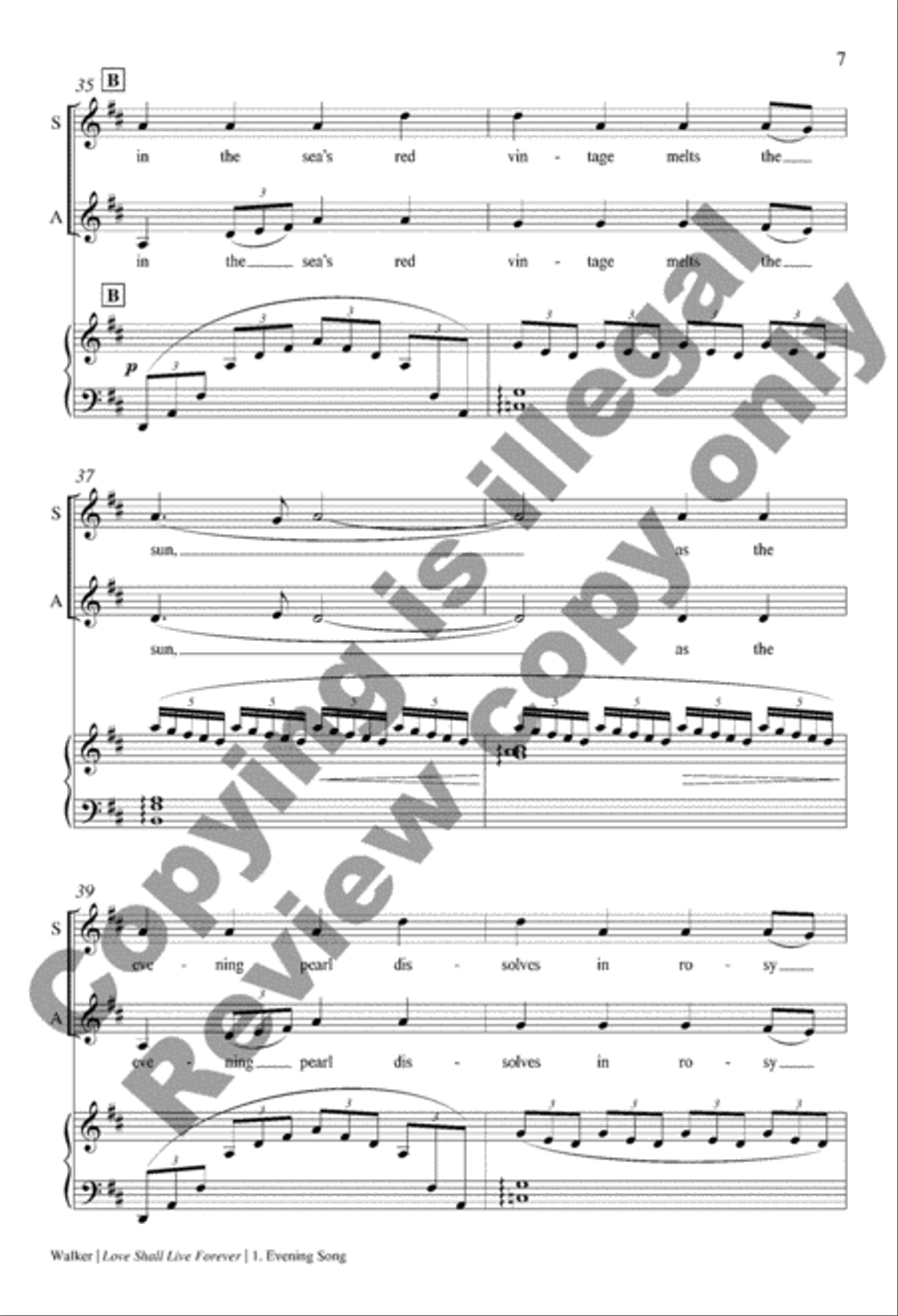 Love Shall Live Forever Love Shall Live Forever SSAA scores gallery preview page 8