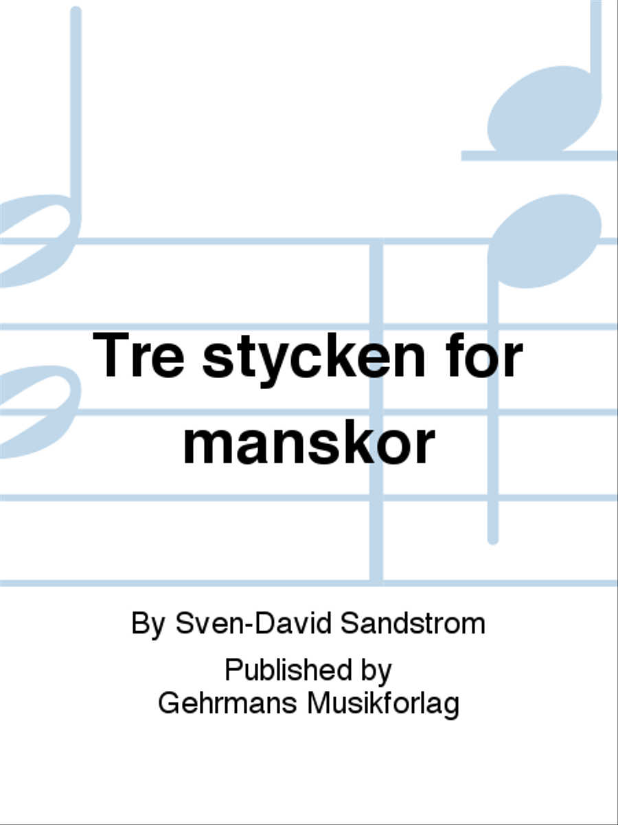 Tre stycken for manskor