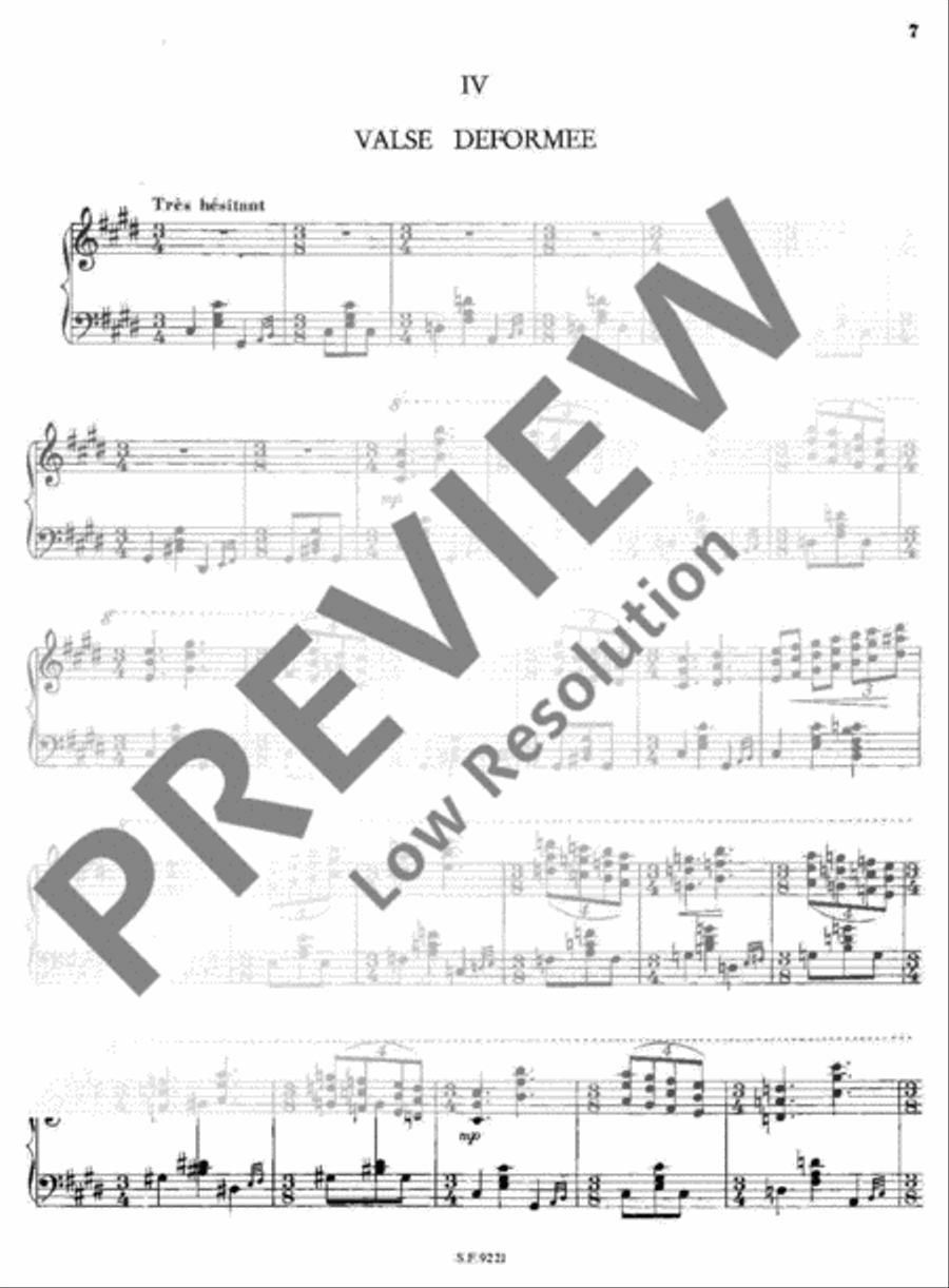 6 Préludes Piano Solo scores gallery preview page 8