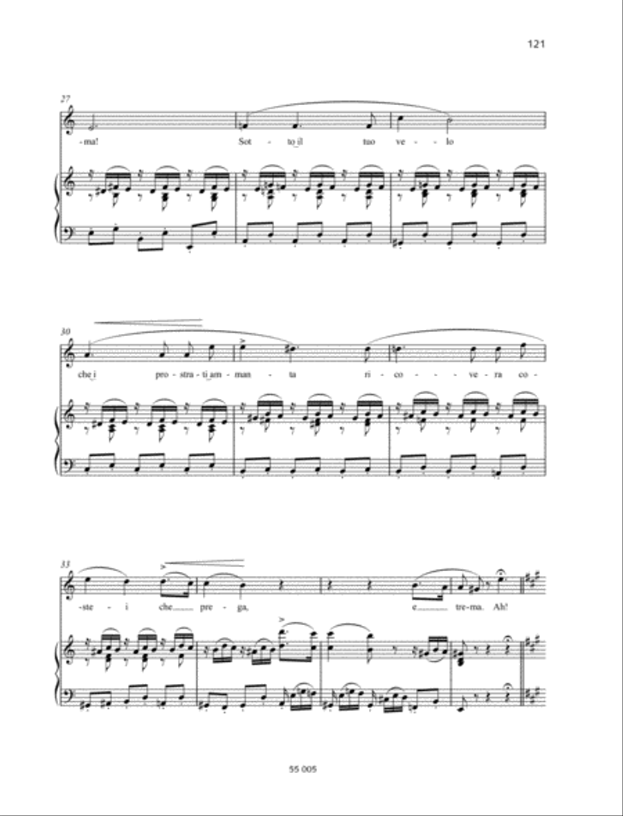 Ho il cor... Stella del miranar! Mezzo-Soprano Voice scores gallery preview page 3