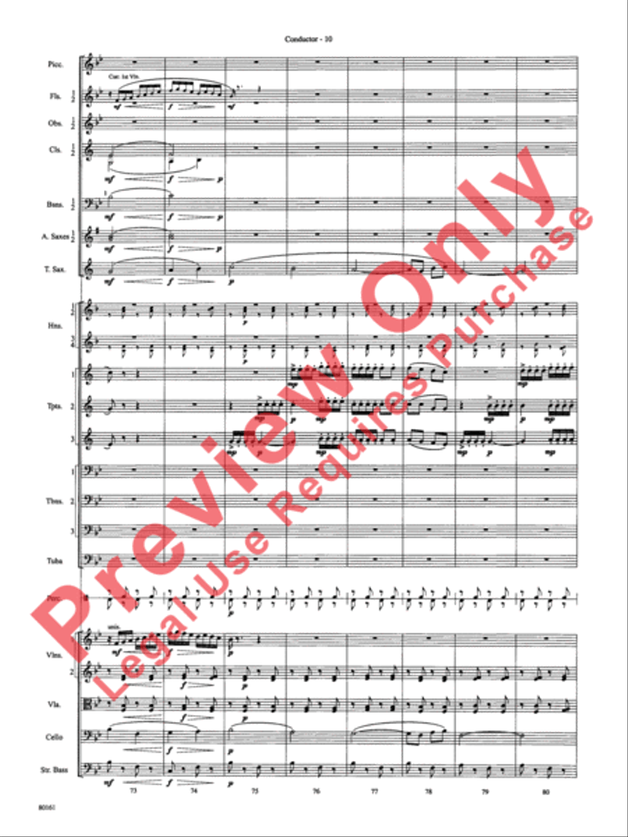 Bugler's Holiday Bugler's Holiday Full Orchestra scores gallery preview page 13