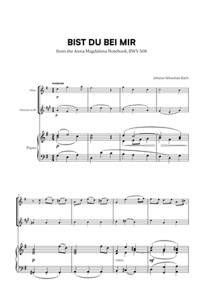 Johann Sebastian Bach - Bist du bei Mir (BWV 508) (G major) (for Oboe and Clarinet)