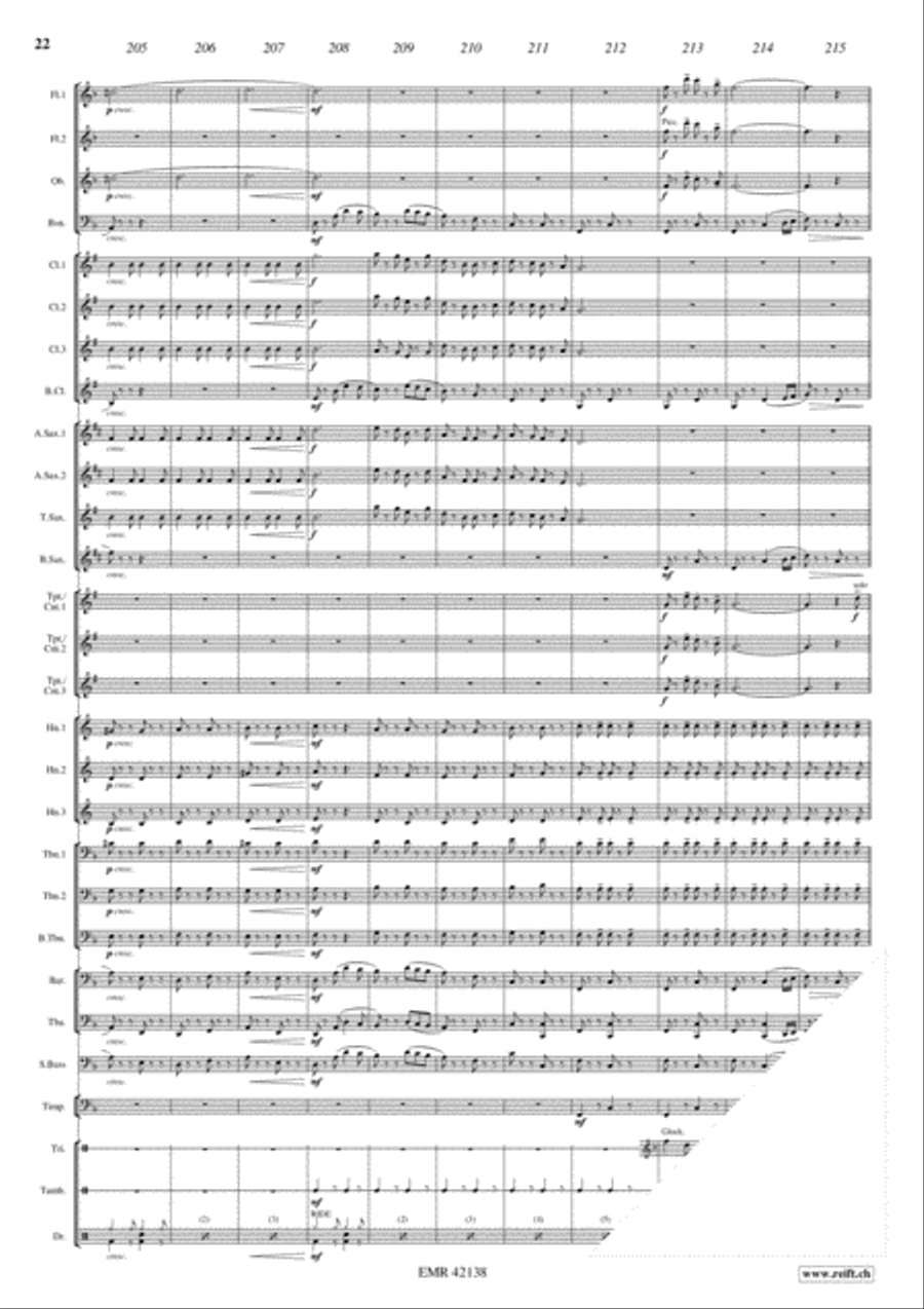 Greetings From Italy Concert Band scores gallery preview page 12