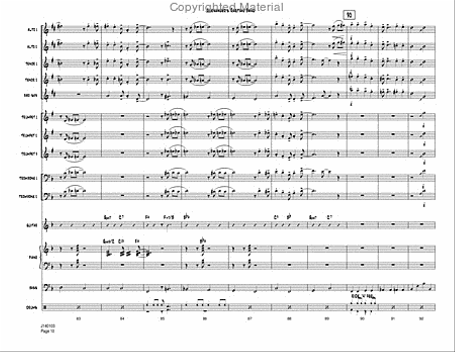 Alexander's Ragtime Band Jazz Ensemble scores gallery preview page 12