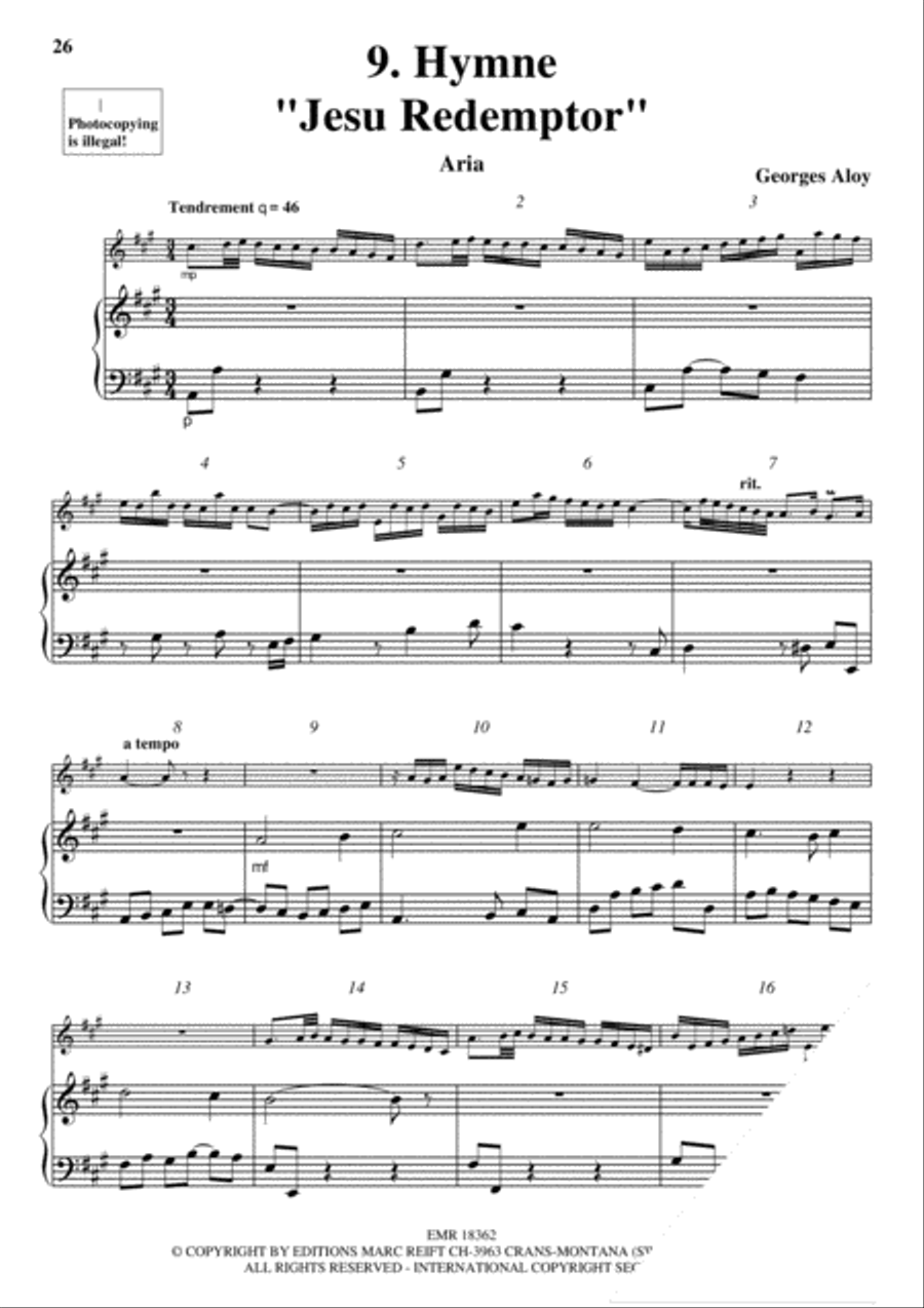 10 Preludes sur des airs anciens Violin Solo scores gallery preview page 11
