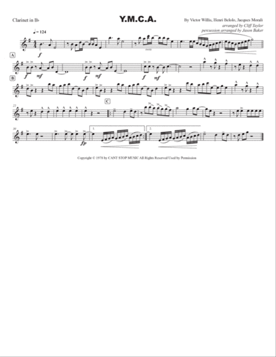 Y.m.c.a. Marching Band scores gallery preview page 5
