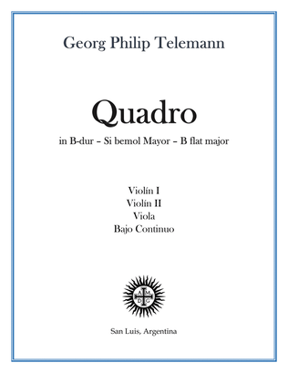 Quadro (Quartet) en Si bemol Mayor