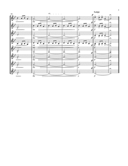 Carol of the Bells (F min) (Trumpet Octet) image number null