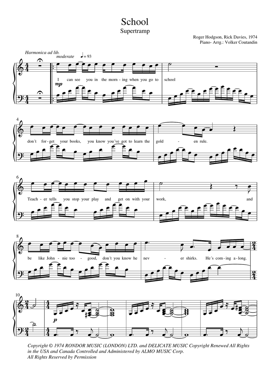School Voice scores gallery preview page 1