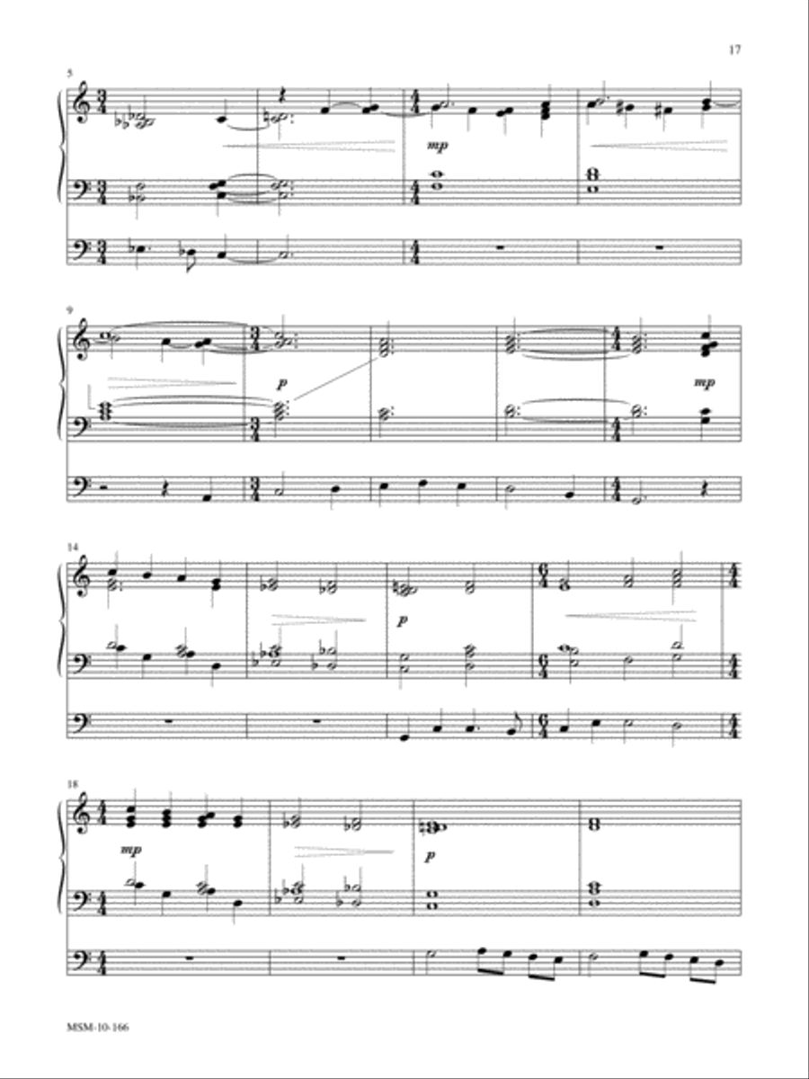 Joy to the World Variations for Organ Organ Solo scores gallery preview page 8