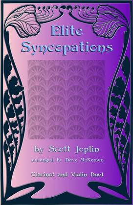 Book cover for The Elite Syncopations for Clarinet and Violin Duet
