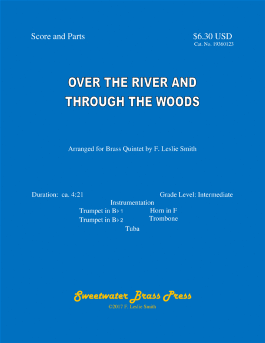 Over the River and Through the Woods Brass Ensemble scores gallery preview page 1