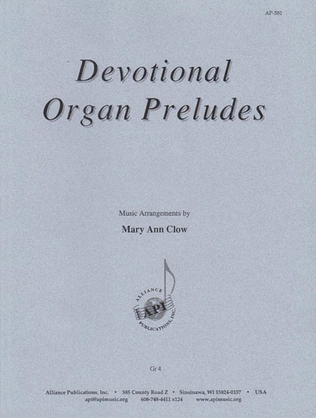 Book cover for Devotional Organ Preludes For Organ