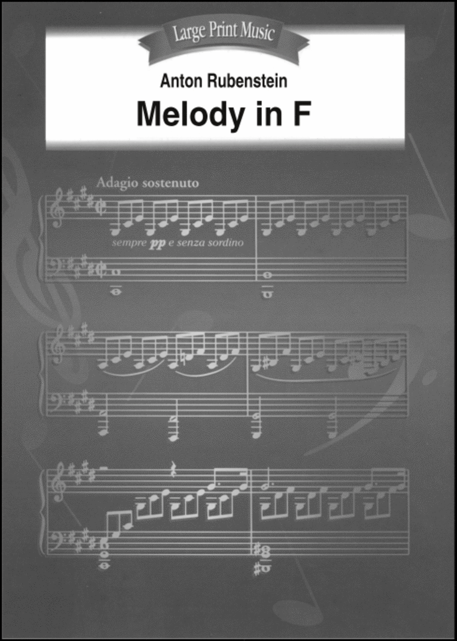 Melody in F Melody in F Harpsichord scores gallery preview page 1
