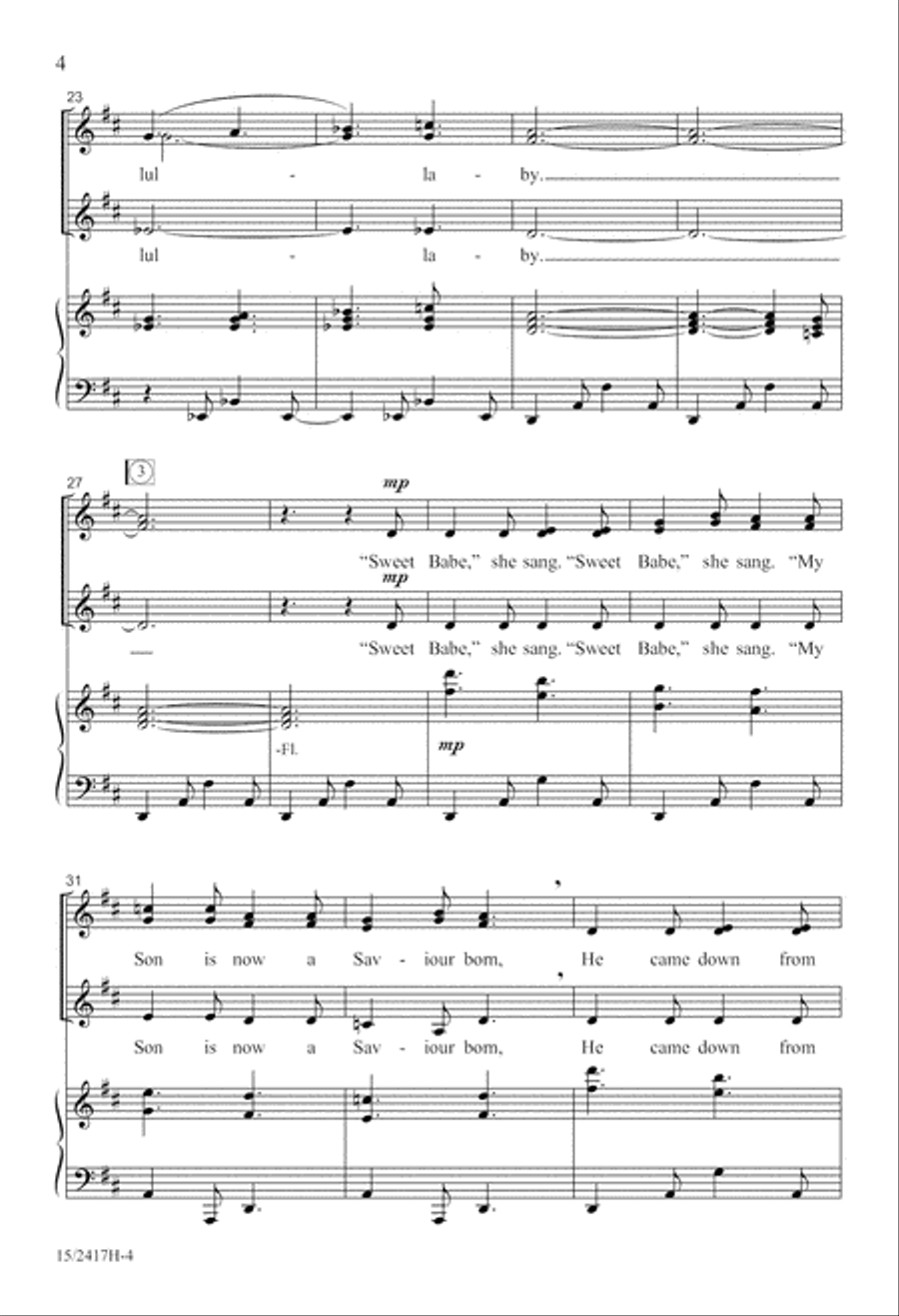 A Nativity Carol SSA scores gallery preview page 5