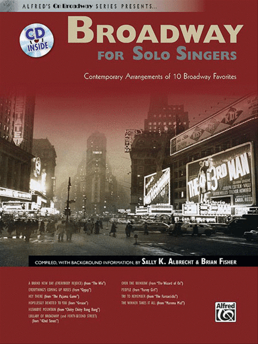 Broadway for Solo Singers Voice scores gallery preview page 1