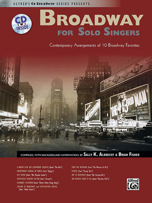 Book cover for Broadway for Solo Singers
