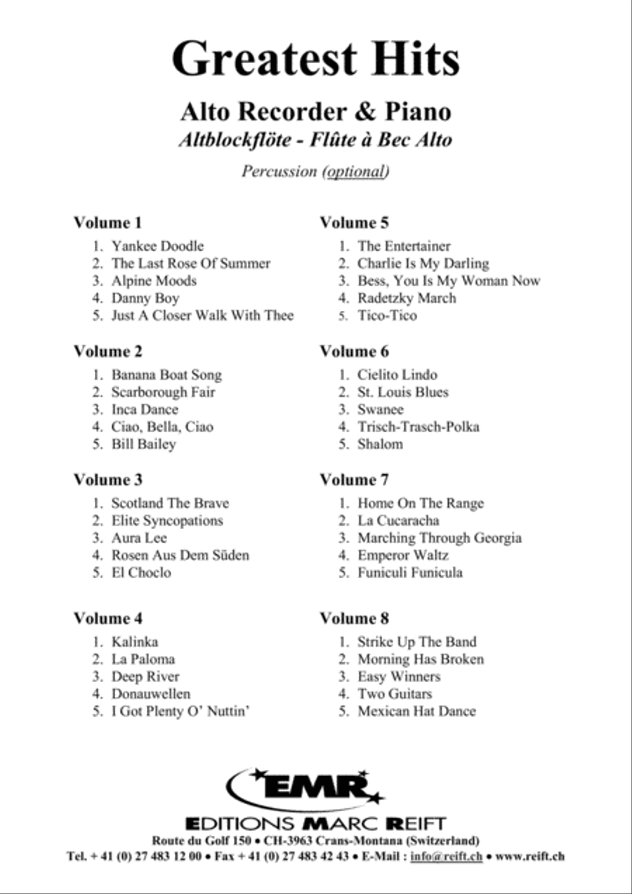 Greatest Hits Volume 6 Alto Recorder scores gallery preview page 3